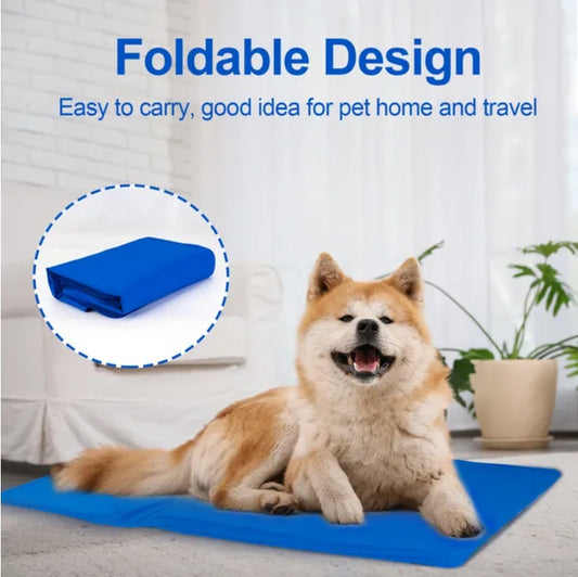 ChillPaws™ Pet Cooling Mat – Instant Relief for Dogs & Cats | No Water, No Freezer Needed | Summer Must-Have!