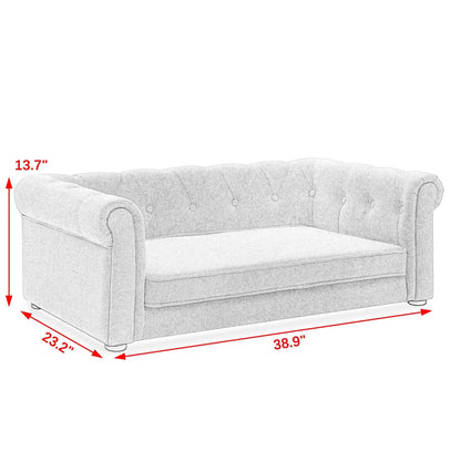 Orthopedic Elevated Pet Sofa | Stylish Comfort for Medium & Large Dogs - PawLuxe