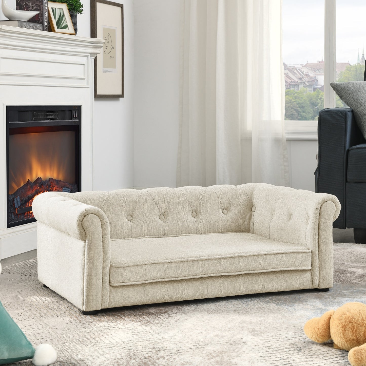 Orthopedic Elevated Pet Sofa | Stylish Comfort for Medium & Large Dogs - PawLuxe