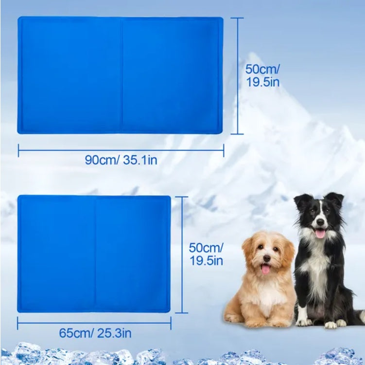 ChillPaws™ Pet Cooling Mat – Instant Relief for Dogs & Cats | No Water, No Freezer Needed | Summer Must-Have!