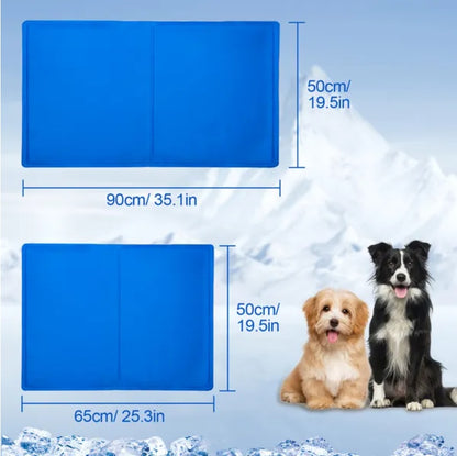 ChillPaws™ Pet Cooling Mat – Instant Relief for Dogs & Cats | No Water, No Freezer Needed | Summer Must-Have!