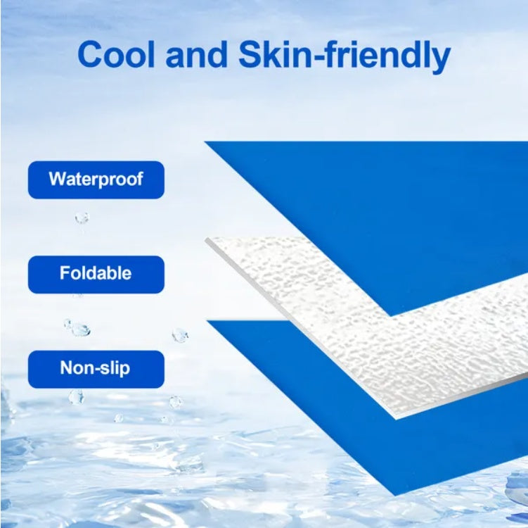 ChillPaws™ Pet Cooling Mat – Instant Relief for Dogs & Cats | No Water, No Freezer Needed | Summer Must-Have!