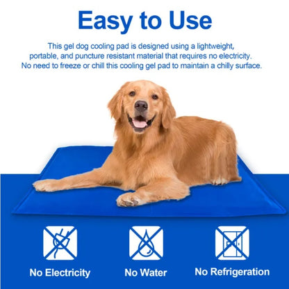 ChillPaws™ Pet Cooling Mat – Instant Relief for Dogs & Cats | No Water, No Freezer Needed | Summer Must-Have!