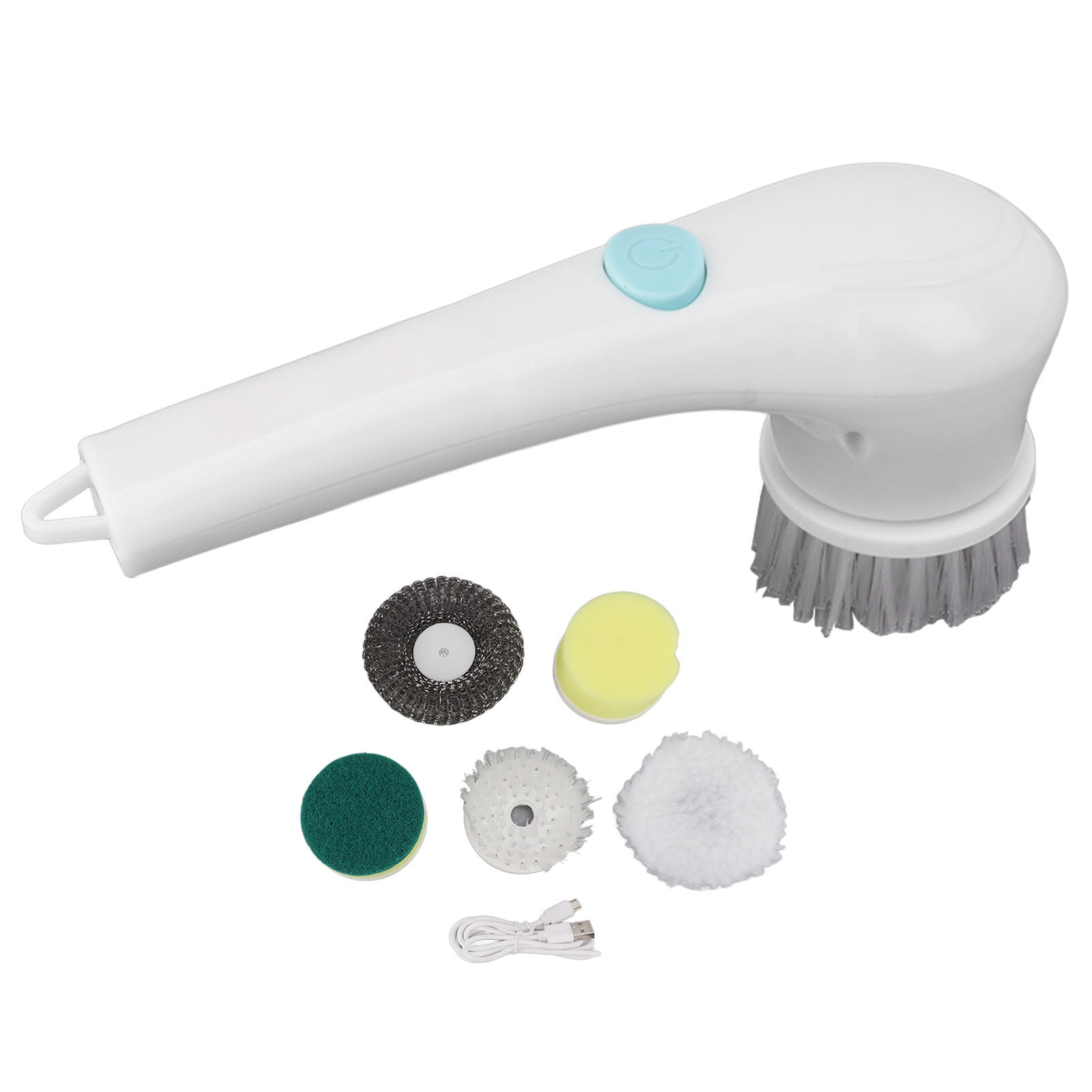 SmartScrub™ 5-in-1 Cordless Power Brush – Ultimate Handheld Deep Cleaner for Compact Living & Modern Homes